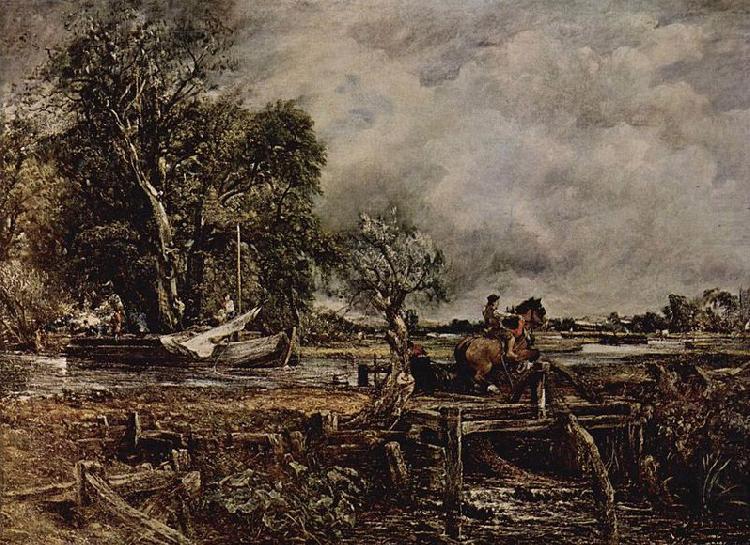John Constable R.A., The Leaping Horse, John Constable
